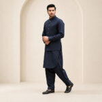 Royal Navy Shalwar Kameez with Waistcoat - ETHES